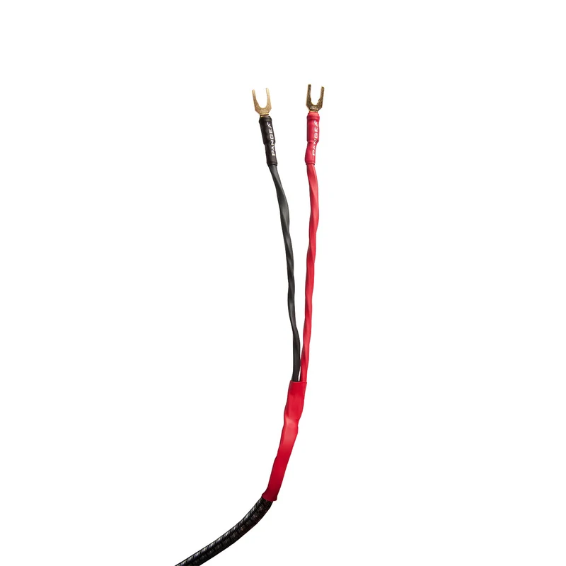 AudioQuest Type 8 Speaker Cable - PREMIUM No Frills Termination - 30 Foot Pair - Spades to Bananas