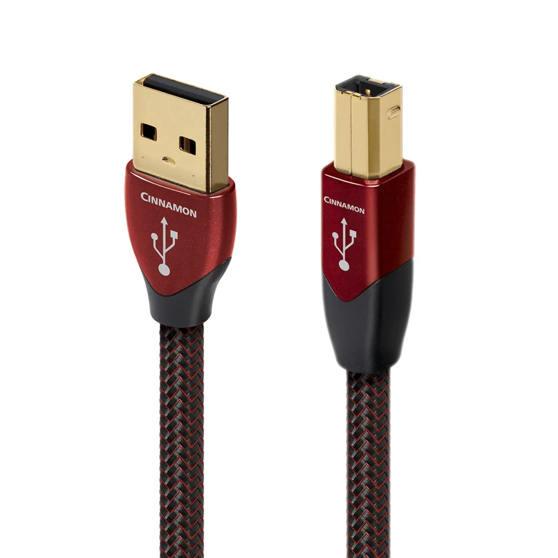 AudioQuest Cinnamon USB Cable - USB-A to USB-B - 5.0 Meter
