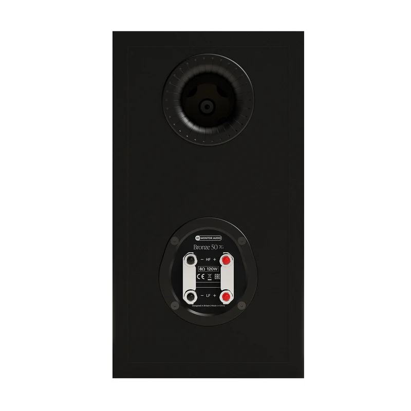 Monitor Audio Bronze 50 7G Bookshelf Speakers - Black - Pair