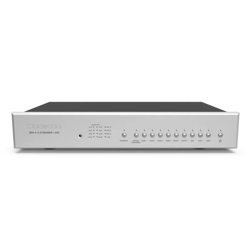 Bryston BDA-3.14 Streaming DAC with HDMI - Silver - 17 Inch