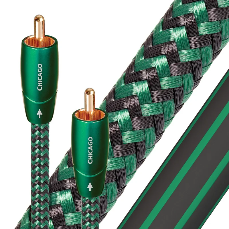 AudioQuest Chicago Interconnect Cable - 0.5 Meter - RCA to RCA - Pair