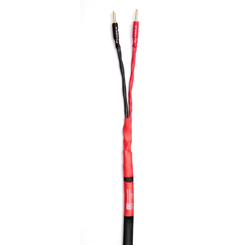 AudioQuest Rocket 44 Speaker Cable - PREMIUM No Frills Termination - 12 Foot Pair - Bananas to Bananas