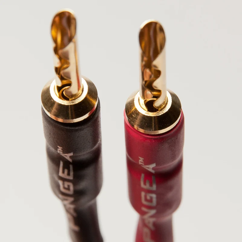 AudioQuest Rocket 44 Speaker Cable - PREMIUM No Frills Termination - 12 Foot Pair - Bananas to Bananas