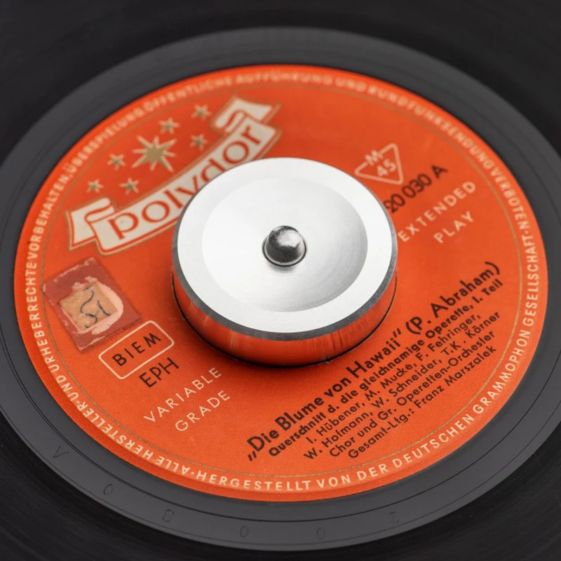 Pro-Ject - Adapt it - CNC Machined Aluminum adaptor for 7" records - Silver