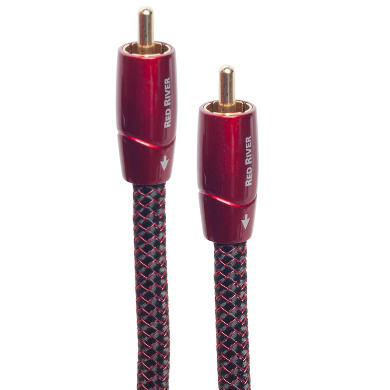 AudioQuest Red River Interconnect Cable - 1.0 Meter - RCA to RCA - Single