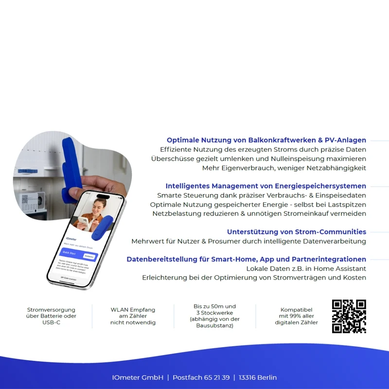 IOmeter Smarter Stromzähler