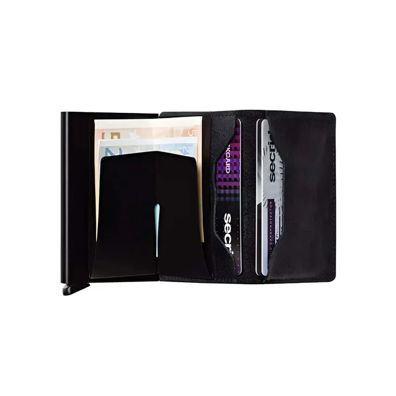 Secrid Slimwallet Compact RFID Wallet - Vintage Black