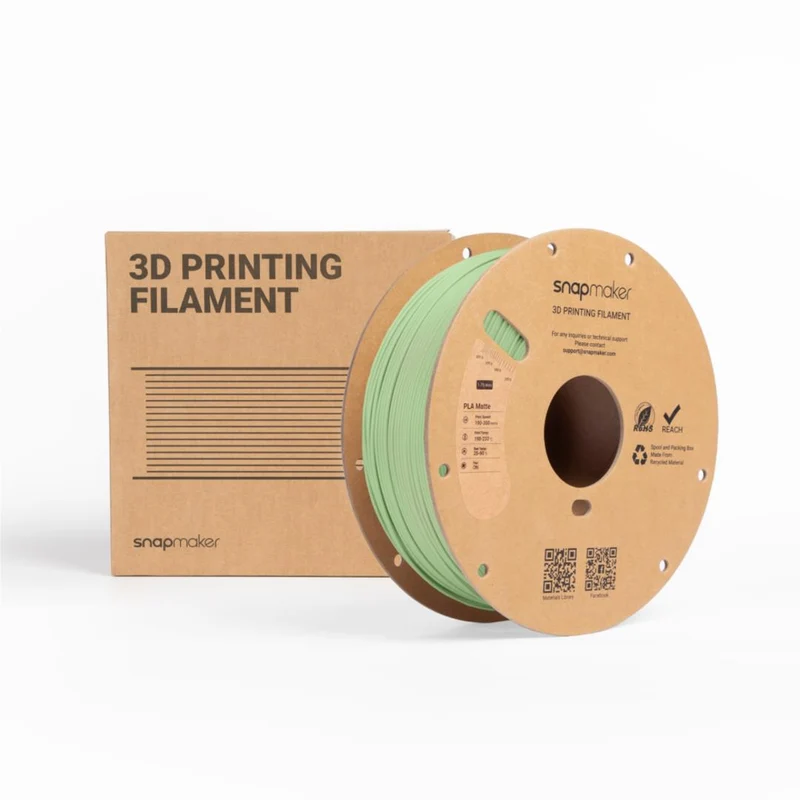 Snapmaker SnapSpeed PLA 3D Printer Filament With Spool (Moss Mist) [1kg]