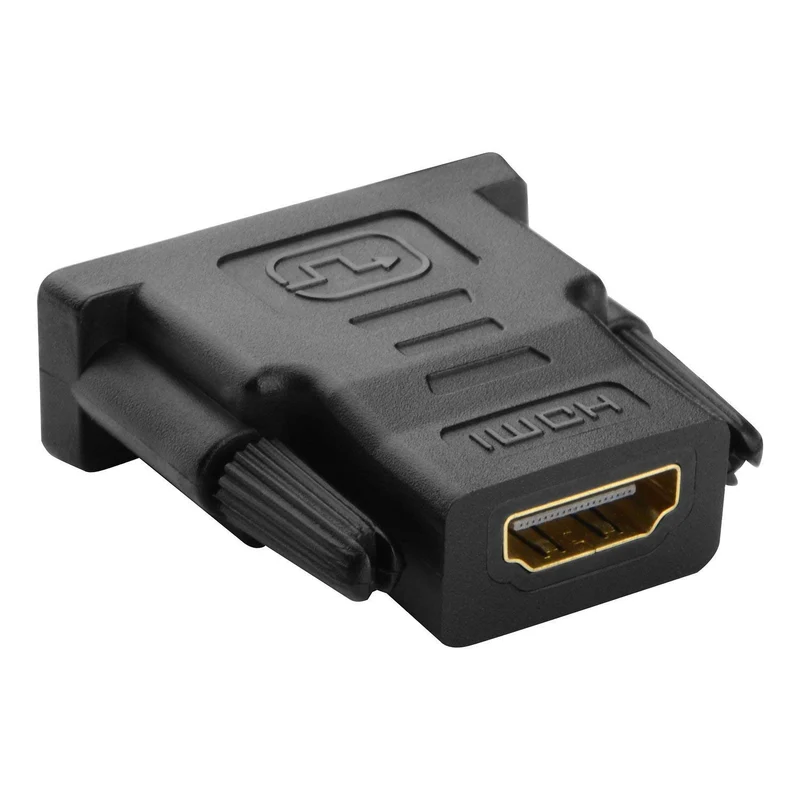 Ultimativer VIVANCO HDMI zu DVI Adapter kompatibel mit HDMI Buchse und DVI Stecker, vergoldete Kontakte