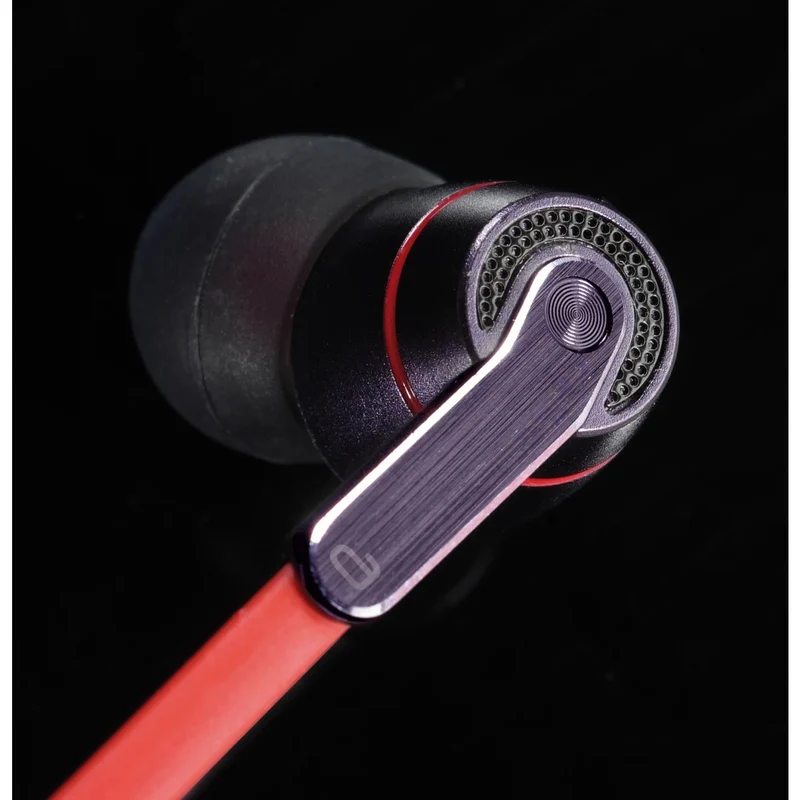 VIVANCO In-Ear Headset Rot – Hochwertiger Sound für alle 3,5mm Geräte
