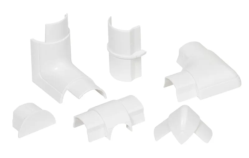 Scanpart Hochwertiges Kabelkanal Verbindungsstück Set 30/15 mm, überstreichbar, UV-beständig, 10 Stück