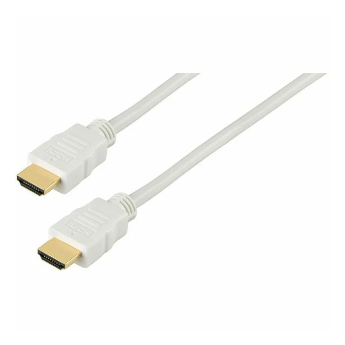 VIVANCO HDMI Kabel 4K 18 Gbps – Premium High Speed mit Ethernet, 24 Karat vergoldete Kontakte, 2 m