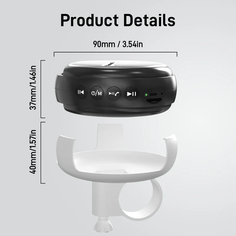 Kimhost® EH30 Bike Speaker with Mount