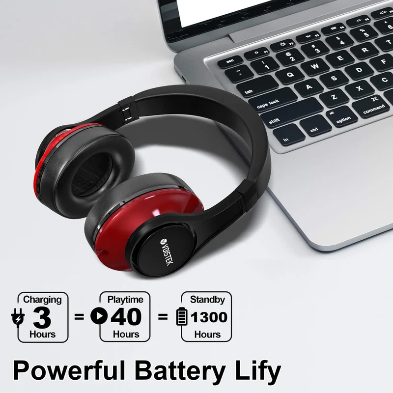 Voistek ™ TH20S Wireless Over-Ear Headphones