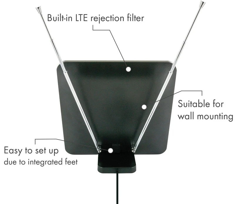 DVB-T2 HD Zimmerantenne (aktiv)