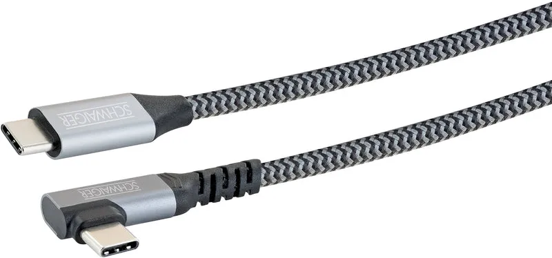 Ladekabel USB-C mit Winkelstecker (1,2 / 2 m)