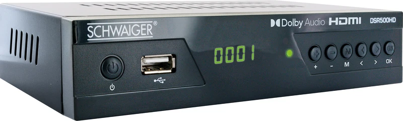 SAT-Receiver digital FULL HD FTA vorprogrammiert