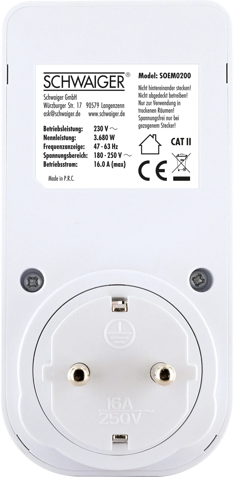Energiekosten/Einspeisemessgerät beleuchtet