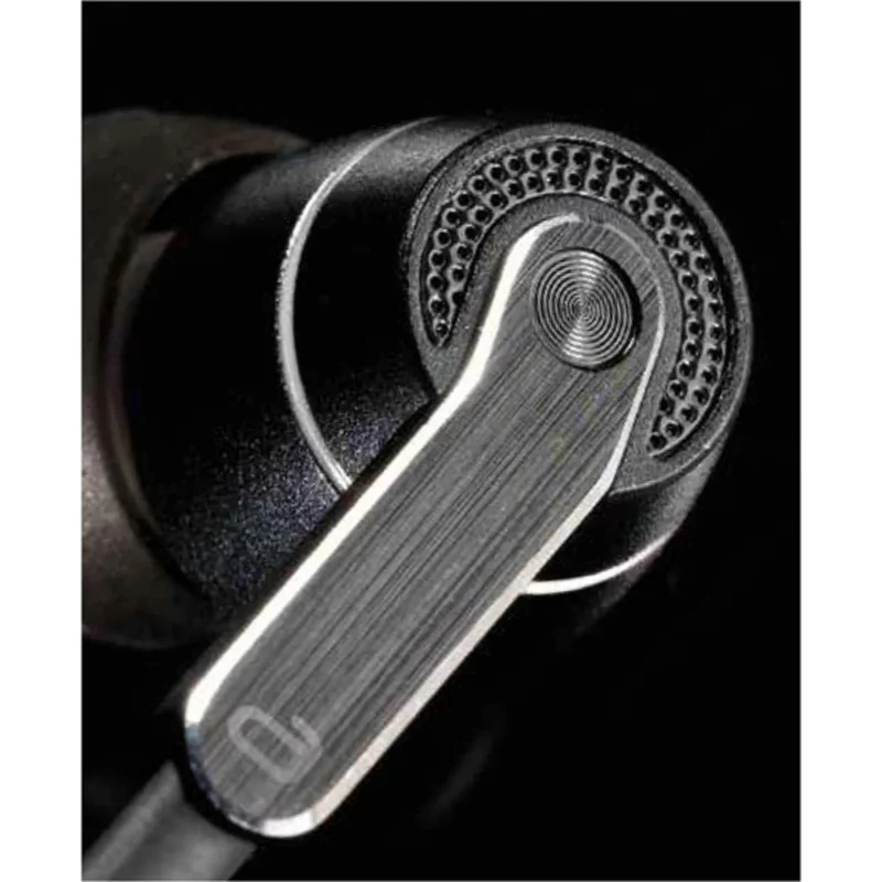 VIVANCO In-Ear Headset Schwarz mit High-Performance Sound und edlem Metallgehäuse, 3,5 mm Klinke und Transportbox