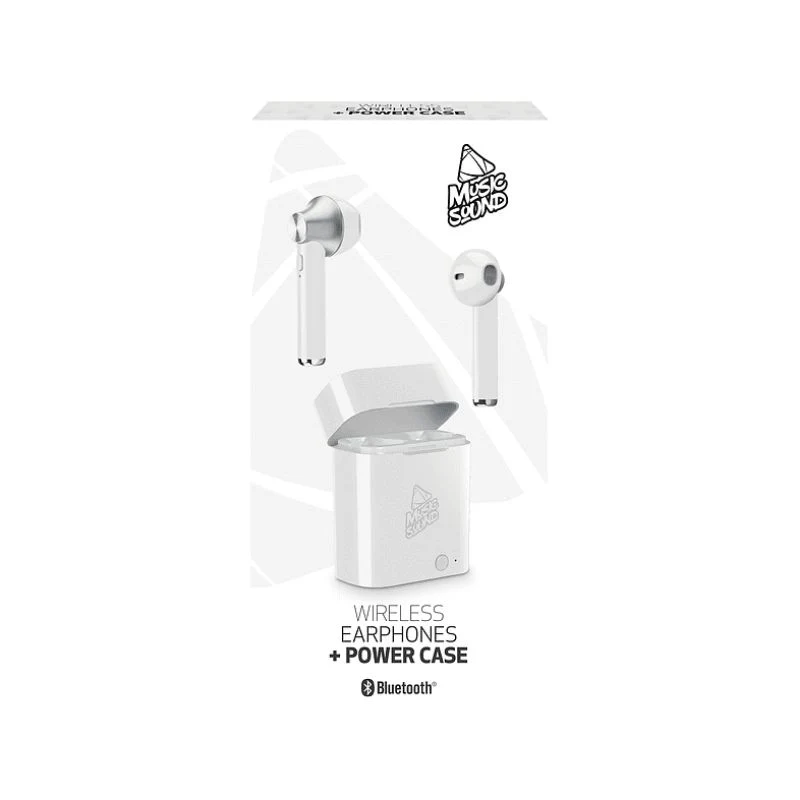 Cellularline In Ear Bluetooth Kopfhörer – True Wireless, 5.0, Ladecase, 20–20000Hz, 80dB, 180 Std Standby
