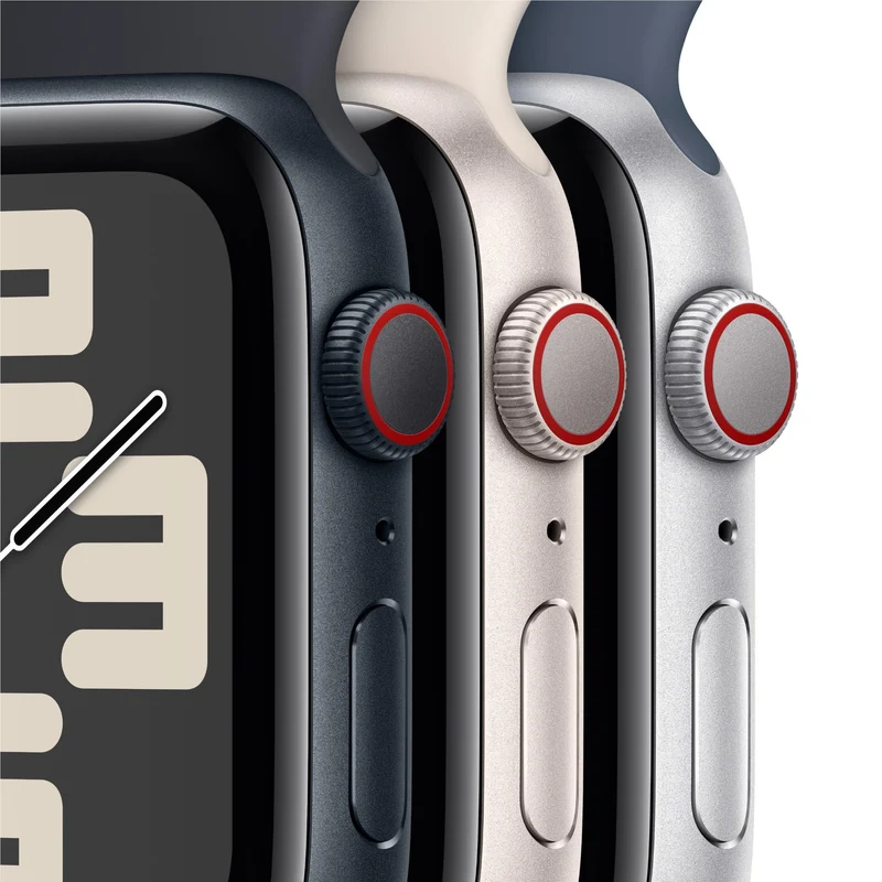 Apple Watch SE 44mm Midnight Aluminium Case GPS + Cellular (M/L)[2023]