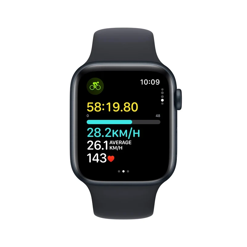 Apple Watch SE 44mm Midnight Aluminium Case GPS + Cellular (M/L)[2023]