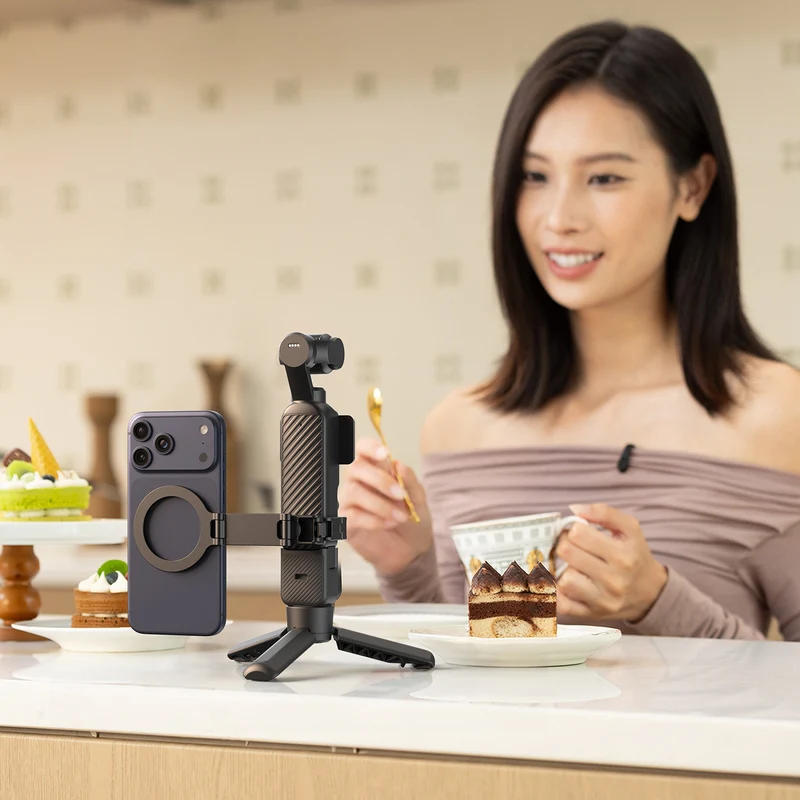 SmallRig Lightweight Vlog Cage Kit for DJI Osmo Pocket 4P / 4 / 3, Xtra Muse 6864