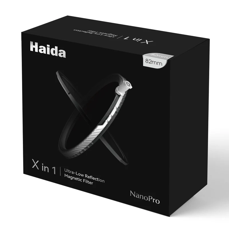 Haida 82mm NanoPro U-LR Magnetic X-in-1 Filter (Silver & Black)