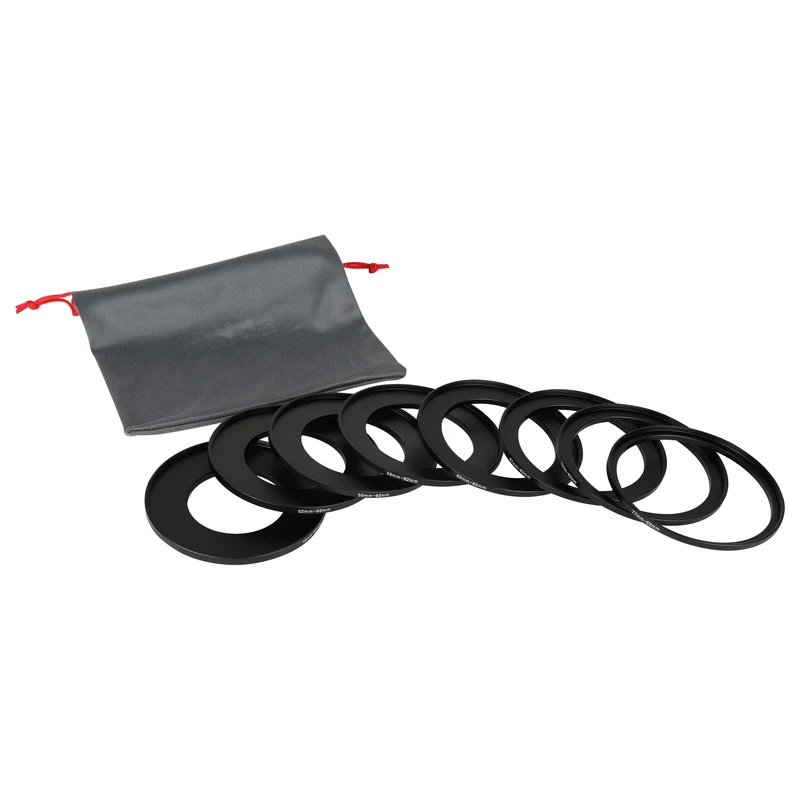 Haida 8pcs Step-up Ring 82mm Kit (49-82mm,52-82mm,55-82mm,58-82mm,62-82mm,67-82mm,72-82mm, 77-82mm)