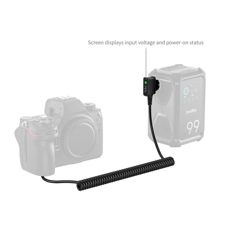 SmallRig Dummy Battery Power Cable for D-tap for Nikon EN-EL15c 6537