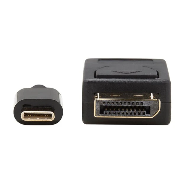 VIVANCO Hochwertiges USB C auf DisplayPort Kabel, 1,5m, 4K@60Hz, für Laptop, Tablet, Monitor oder Beamer