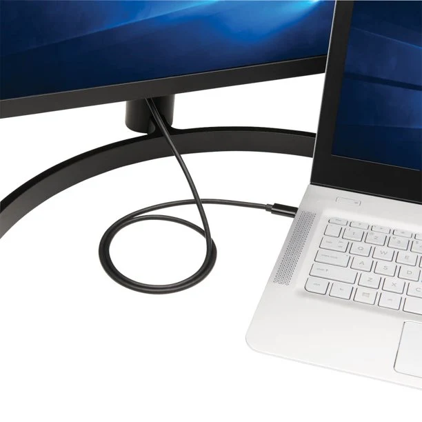 VIVANCO Hochwertiges USB C auf DisplayPort Kabel, 1,5m, 4K@60Hz, für Laptop, Tablet, Monitor oder Beamer