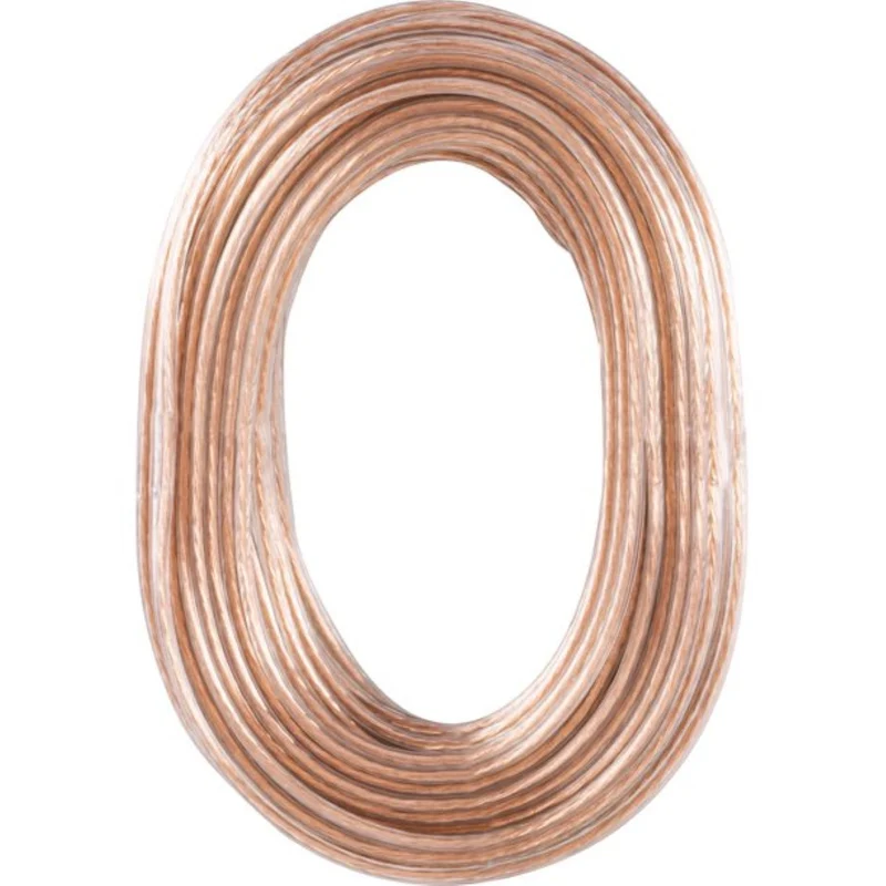 VIVANCO Hochwertiges Lautsprecherkabel, Universal, 2x 2,5mm², 20m, auf praktischer Minispule – Für klaren Klanggenuss