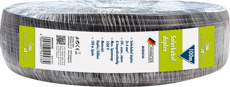Solarkabel Duplex 2x6mm²