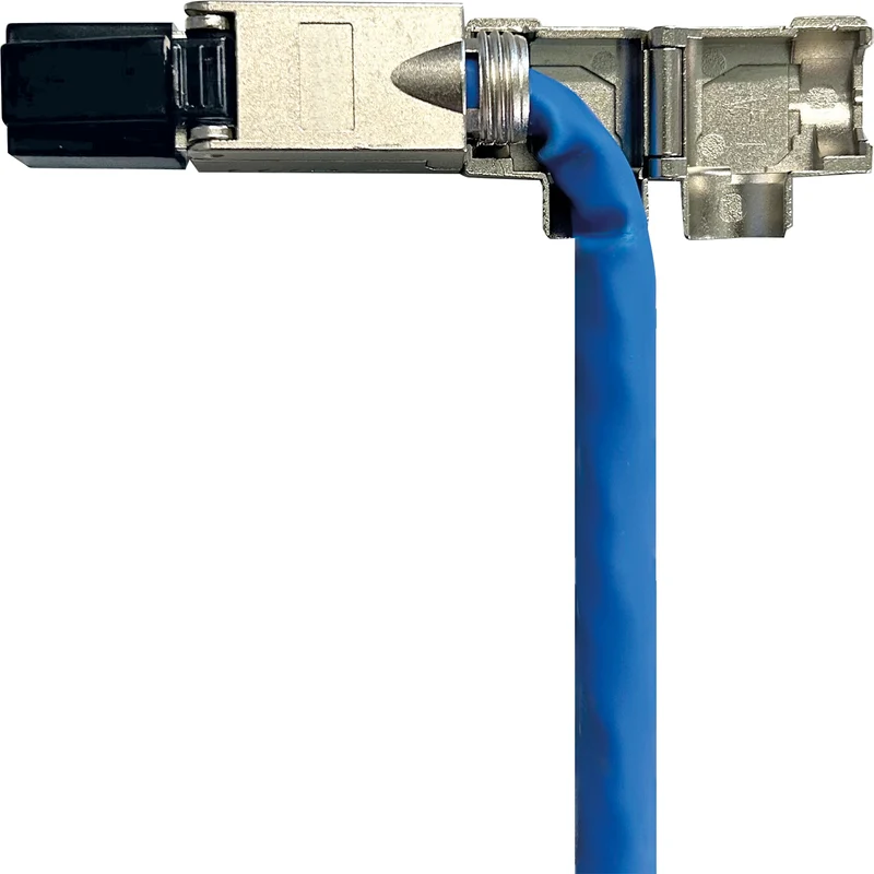 Netzwerkstecker CAT8.1 gewinkelt