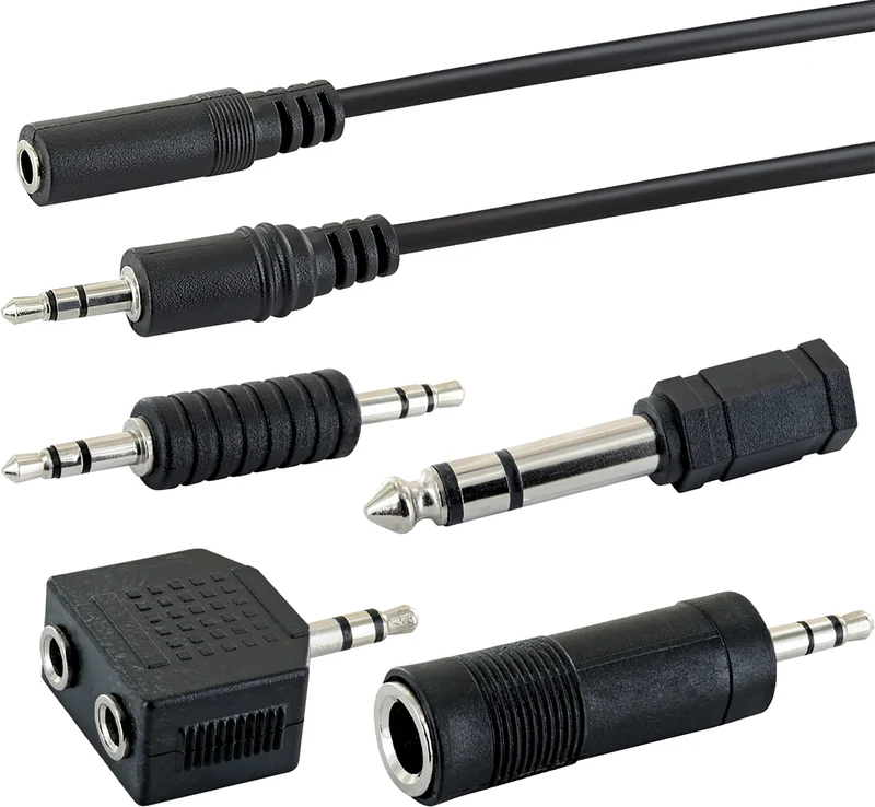 Klinken-Adapter Set mit Kabel