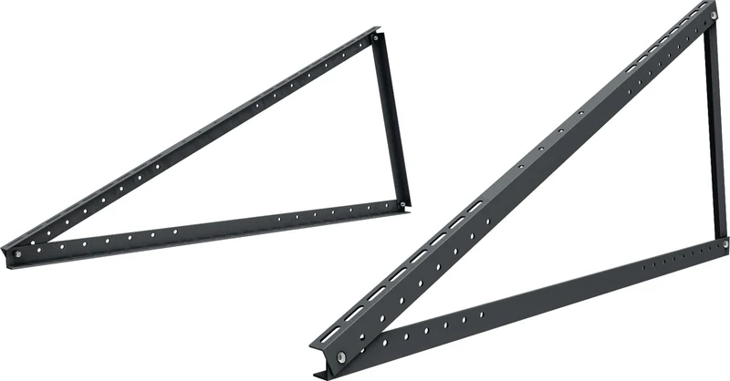 Alu Solarmodul Ständerwerk schwarz