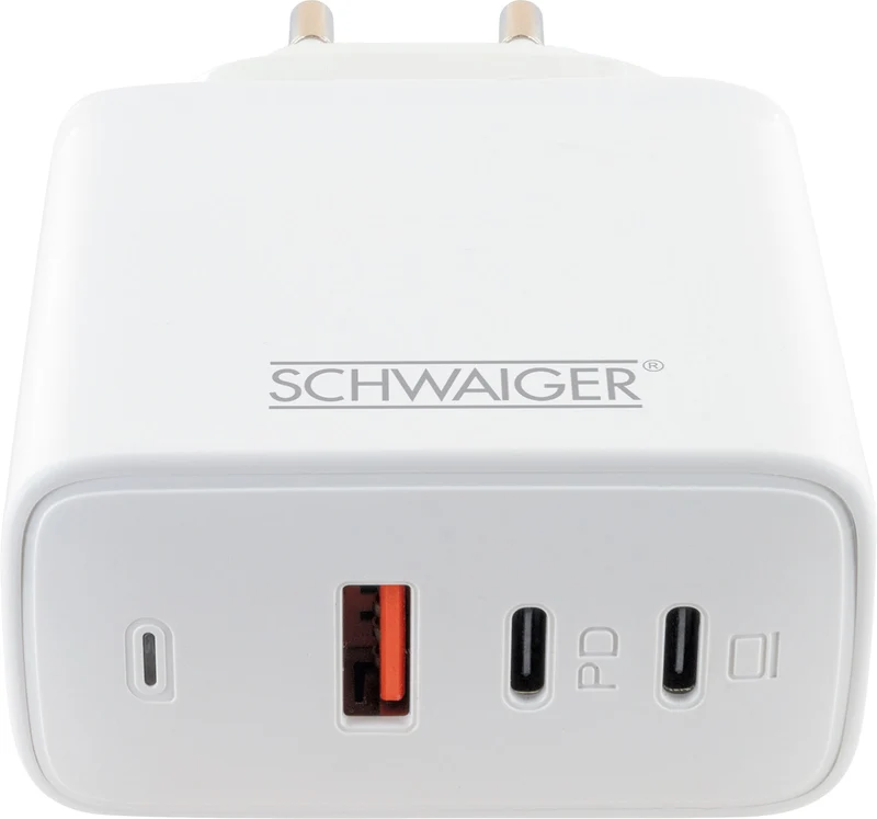 Schnell-Ladeadapter USB-C & A 65W