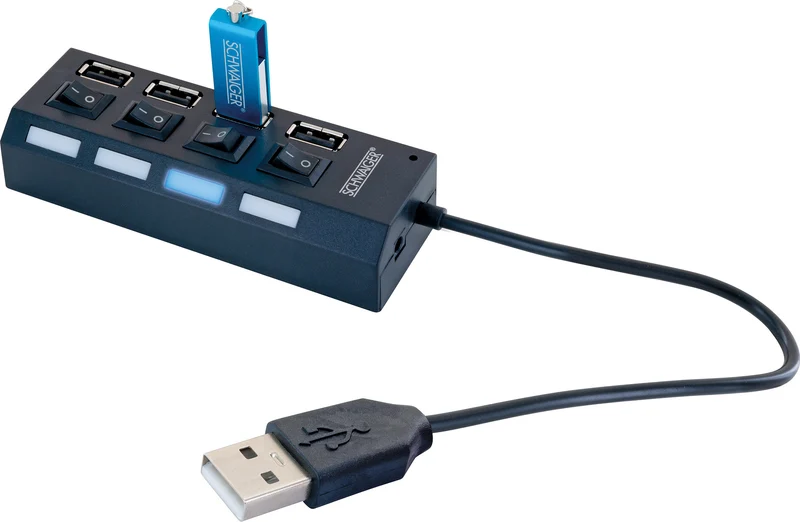 USB Hub, 4-fach