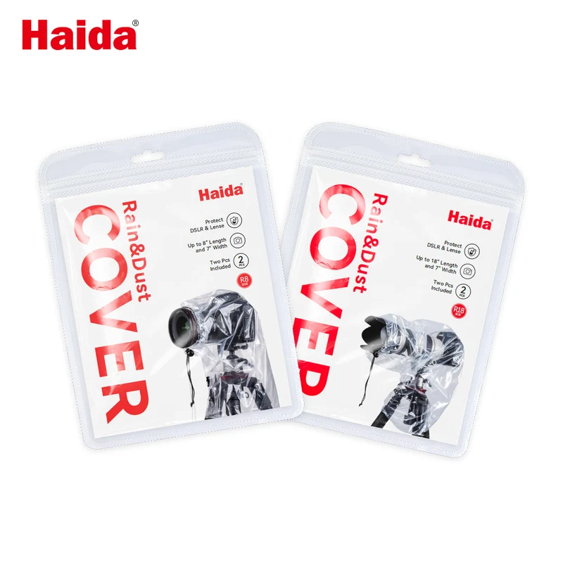 Haida 2-Pack 18" Rain and Dust Camera Cover