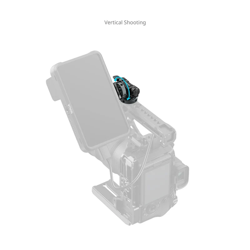 SmallRig Monitor Support for Horizontal & Vertical Shooting with Cold Shoe Mount 6313