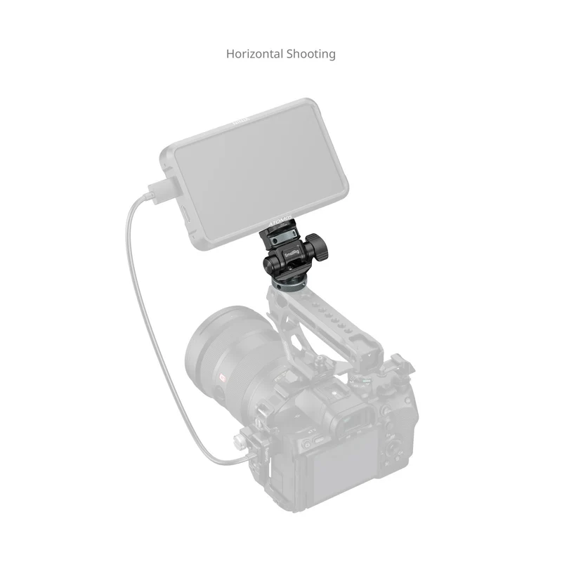 SmallRig Monitor Support for Horizontal & Vertical Shooting with Cold Shoe Mount 6313