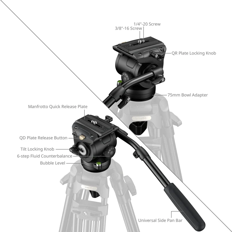 SmallRig Heavy-Duty Video Head 6552