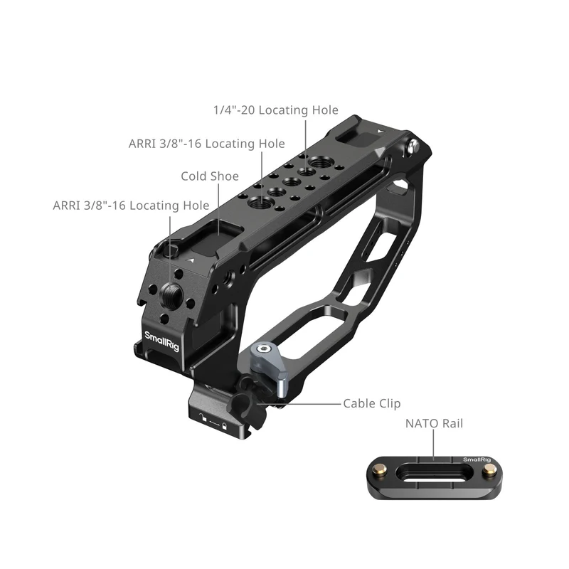 SmallRig "HawkLock" Handheld Cage Kit with V-Mount Plate for Sony FX5 6779