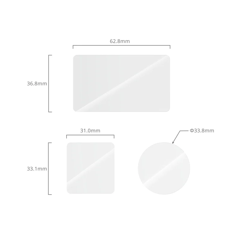 SmallRig Tempered Glass Screen Protector Kit for DJI Osmo Action 6 5892