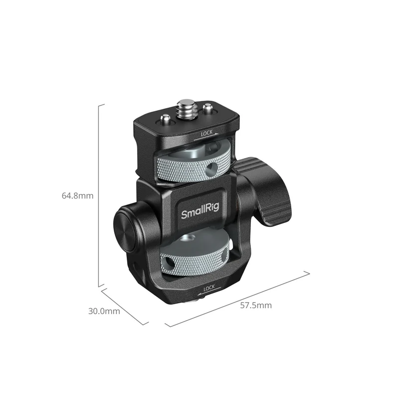 SmallRig Monitor Support for Horizontal & Vertical Shooting with ARRI 3/8"-16 Locating Screw 6314