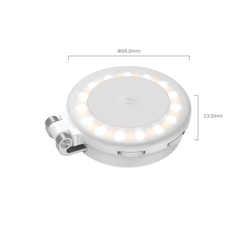 SmallRig M2 LED Light with Magnetic Mount and Support for Phones (White) 6155