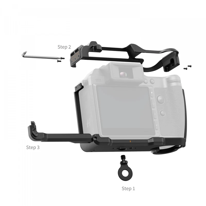 SmallRig Modular Metal Cage for Hasselblad X2D II 100C / X2D 100C (Black) 5929