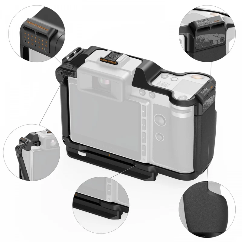 SmallRig Modular Metal Cage for Hasselblad X2D II 100C / X2D 100C (Black) 5929