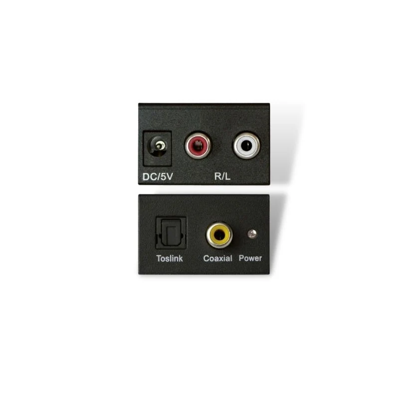 Hochwertiger VIVANCO Audio Digital zu Analog Wandler, 0,5 m Kabel, kompaktes Audio Zubehör